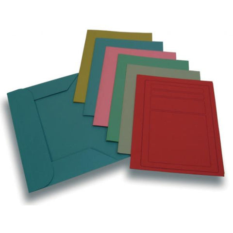 BREFIOCART MANILLA CARTELLINE 3 LEMBI IN CARTONCINO 190 GR CON STAMPA 250X330MM COL. AZZURRO CONF 50 Pz.