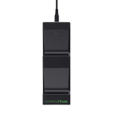 TRUST GXT250 DUO CHARGE XBOX SERIE X/S BASE DI RICARICA PER 2 CONTROLLER CON BATTERIA RICARICABILI USB TIPO C NERO