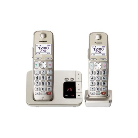 Panasonic KX-TGE262GN teléfono Teléfono DECT Identificador de llamada Champagne 