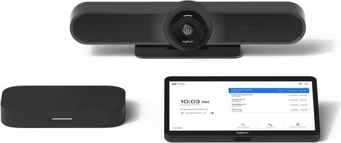 Logitech Room Solutions for Google Meet Small - Kit fr Videokonferenzen (Logitech MeetUp, Logitech Tap mit Cat5e Kit, Google Meet Compute) - Google Meet Certified (TAPMUPGGLCTL2)