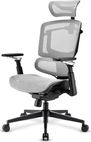 Sharkoon OfficePal C50M Brostuhl schwarz-grau gepolstert Netzrckenlehne 120 kg
