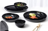 Ritzenhoff & Breker Salatschale tief "4EVERY DAY", schwarz aus Opal-Glas, splmaschinenfest, Durchmesser: 210 mm, - 12 Stck (814361)