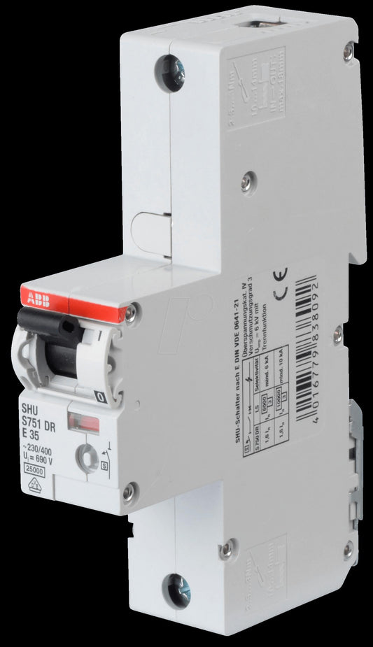 ABB S751DR-E35 - Hauptsicherungsautomat, selektiv, 35 A, 1 polig (S751DR-E35)