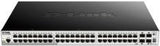 D-Link DGS 1510-52XMP - Switch - L3 - Smart - 48 x 10/100/1000 (PoE+) + 4 x 10 Gigabit SFP+ - Desktop, an Rack montierbar - PoE+ (370 W)