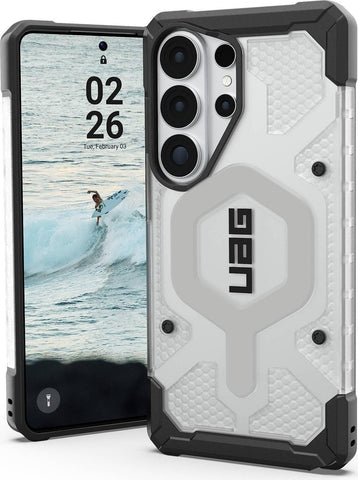 UAG Urban Armor Gear Pathfinder Case mit Magnet-Modul  Samsung Galaxy S26 Ultra  ice (transparent)/silber  214526114333 (214526114333)