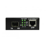 ALLNET ALL-MC202P-SFP1-POE convertitore multimediale di rete 1000 Mbit/s Modalità multipla, Modalità singola Nero