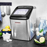 Gastroback Bartender Pro Macchina per ghiaccio portatile 145 W Nero, Acciaio inossidabile