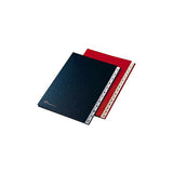 FRASCHINI CLASSIFICATORE NUMERICO 1-12 IN DERMOIDE 240X340 mm DORSO A SOFFIETTO COL. ROSSO