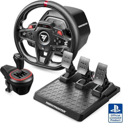 Thrustmaster T248R Shifter Pack Force Feedback Lenkrad-Set mit Pedalen PS5/PC