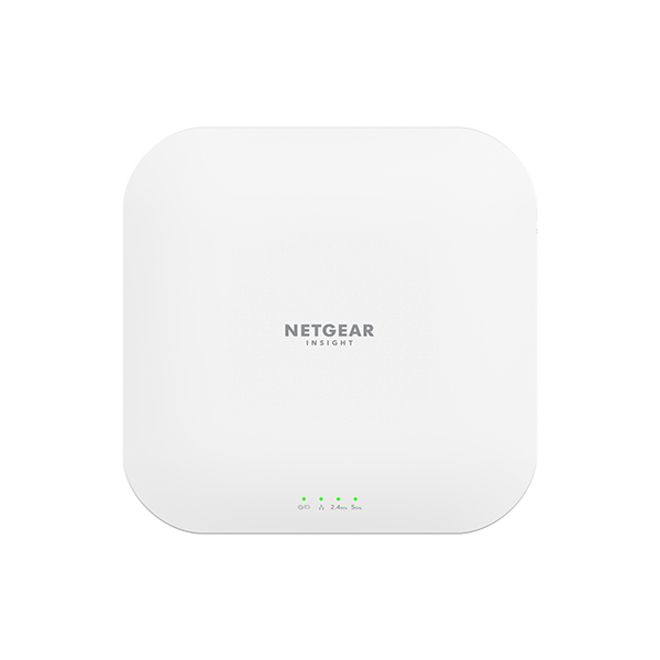 NETGEAR Insight Cloud Managed WiFi 6 AX3600 Dual Band Access Point [WAX620] 3600 Mbit/s Bianco Supporto Power over Ethernet [PoE] (NETGEAR Insight WAX620 - Radio access point - Wi-Fi 6 - 2.4 GHz, 5 G