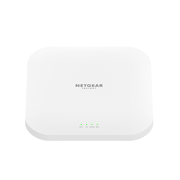 NETGEAR Insight Cloud Managed WiFi 6 AX3600 Dual Band Access Point [WAX620] 3600 Mbit/s Bianco Supporto Power over Ethernet [PoE] (NETGEAR Insight WAX620 - Radio access point - Wi-Fi 6 - 2.4 GHz, 5 G