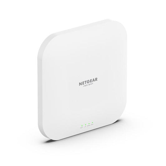 NETGEAR Insight Cloud Managed WiFi 6 AX3600 Dual Band Access Point [WAX620] 3600 Mbit/s Bianco Supporto Power over Ethernet [PoE] (NETGEAR Insight WAX620 - Radio access point - Wi-Fi 6 - 2.4 GHz, 5 G