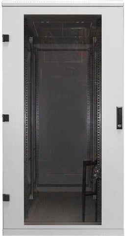 TRITON 19""Schrank B800/T1000 Lichtgrau bis 800Kg Glastuer (RMA-37-A81-CAX-N1)