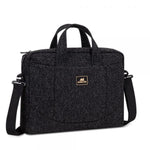 RIVACASE BORSA PER NOTEBOOK DA 15.6" IN POLIESTERE CON TRACOLLA 5 SCOMPARTI NERO