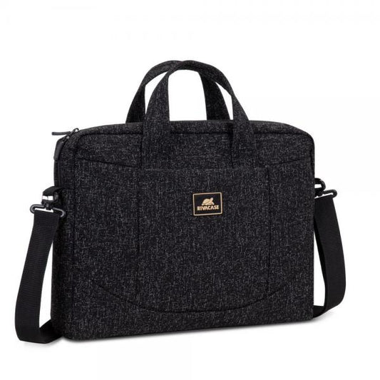 RIVACASE BORSA PER NOTEBOOK DA 15.6" IN POLIESTERE CON TRACOLLA 5 SCOMPARTI NERO