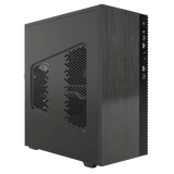 CASE ITEK MICRO ATX "SMALLCOM-B" MINI TOWER 2*USB2, 2*USB3, NO ALIM. BRUSHED - ITOCSCB122