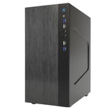 CASE ITEK MICRO ATX "SMALLCOM-B" MINI TOWER 2*USB2, 2*USB3, NO ALIM. BRUSHED - ITOCSCB122