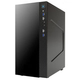 CASE ITEK MICRO ATX "SMALLCOM-G" MINI TOWER 2*USB2, 2*USB3, NO ALIM. GLOSSY - ITOCSCG122