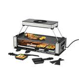 Unold 48785 griglia per raclette 8 persona(e) 1200 W Nero, Acciaio inox