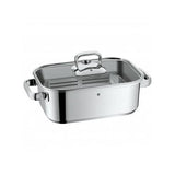 WMF Vitalis casseruola per arrosto 3,5 L Vetro, Silicone, Acciaio inossidabile