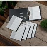 LEITZ RECYCLE DIVISORIO IN PP INDICE A-Z 238X297 mm PERFORAZIONE UNIVERSALE NERO CONF 20 Pz.