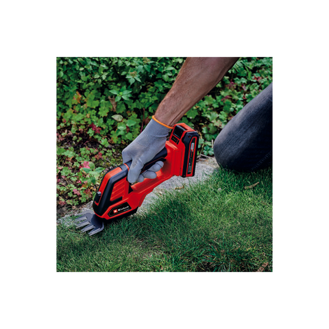 Einhell 3410313 cesoia per erba cordless 8 mm 18 V Ioni di Litio Nero, Rosso
