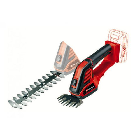 Einhell 3410313 cesoia per erba cordless 8 mm 18 V Ioni di Litio Nero, Rosso