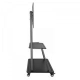 V7 TVCART3 Supporto TV a parete 2,67 m [105] Nero (HEAVY DUTY TV CART TROLLEY - SUPPORT 60 IN TO 105IN DISPLAYS)