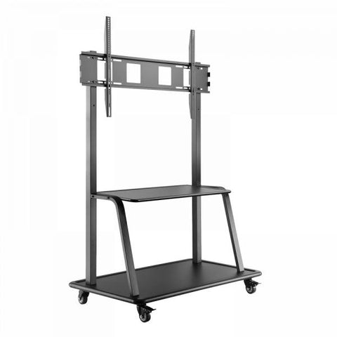 V7 TVCART3 Supporto TV a parete 2,67 m [105] Nero (HEAVY DUTY TV CART TROLLEY - SUPPORT 60 IN TO 105IN DISPLAYS)