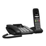GIGASET DL780 PLUS COMBI BLACK 2 IN 1 TELEFONO FISSO + 1 CORDLESS DECT