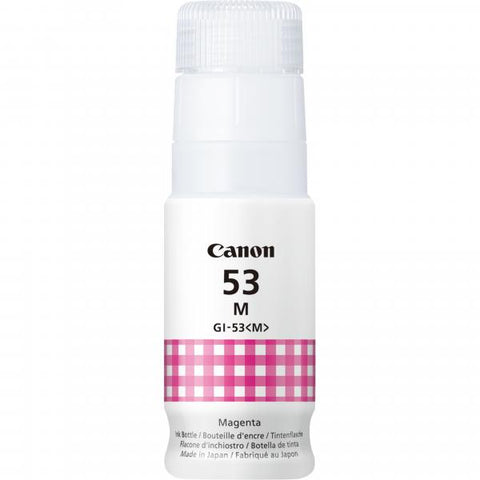 Tinta Canon GI-53 M Magenta en frasco de 60 ml y 3700 ppp para Pixma G550 y G650