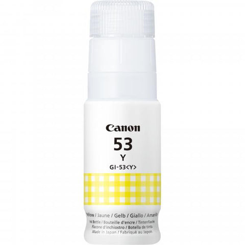 INK CANON GI-53 Y GIALLO FLACONE DA 60ML 3.700PP X PIXMA G550 G650