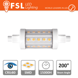 LUCE CALDA - 2700K R7S - 5,5W 2700K 600LM >200 25*78MM CRI80