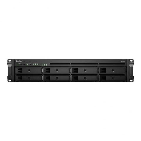 Synology RackStation RS1221RP+ NAS Armadio [2U] Ryzen Embedded V1500B 4 GB DDR4 96 TB HDD DiskStation Manager Nero (Synology RS1221RP+/96TB HAT5300 8 Bay Rk) 