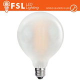 LUCE CALDA - 3000K LAMPADA FILAMENTO OPALE GLOBO 12,5CM - 14W 3000K E27