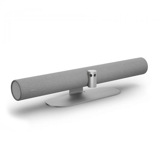 JABRA PANACAST 50 BARRA AUDIO VIDEO PANORAMIC 4K SOLUZIONE PER VIDEOCONFERENZE PER SALE PICCOLE E MEDIE, CON CAMPO VISIVO A 180 GRADI E 8 MICROFONI ALIMENTATORE GRIGIO