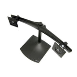 Ergotron DS Series DS100 Dual Monitor Desk Stand, Horizontal 61 cm (24") Nero