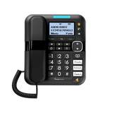 amplicomms BigTel 1580 Telefono DECT Identificatore di chiamata Nero