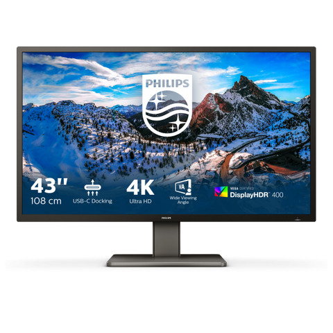 Pantalla LED Philips P Line 439P1/00 de 108 cm [42,5"] 3840 x 2160 píxeles 4K Ultra HD Nero (42,5 VA 3840x2160 60Hz HDMI)
