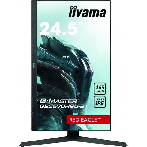 iiyama G-MASTER GB2570HSU-B1 Monitor PC 62,2 cm [24.5] 1920 x 1080 Pixel Full HD LED Nero (iiyama G-Master GB2570HSU-B1 Red Eagle 25' Fast IPS 0.5ms MPRT 165Hz Refresh Gaming Monitor)