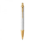 PARKER IM PREMIUM PEARL GT PENNA A SFERA A SCATTO PUNTA M INCHIOSTRO BLU
