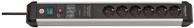 1391010601 Steckdosenleiste mit Schalter Silber-Schwarz Schutzkontakt 1 St. (1391010601)