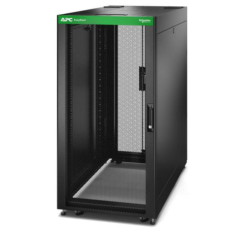 APC Easy Rack 24U Rack indipendenti Nero (EASY RACK 600MM/24U/1000MM WITH - ROOF SIDE PANEL CASTORS FEET 4 B)