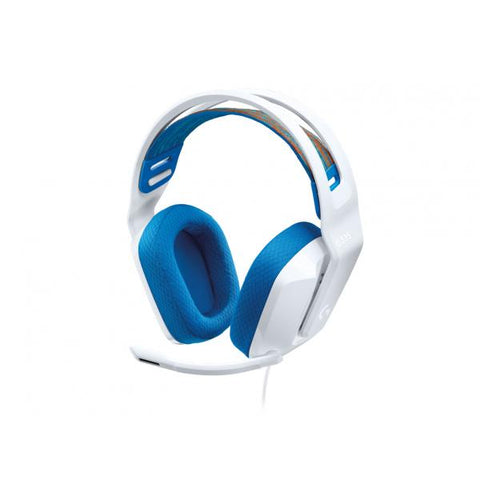 LOGITECH G335 CUFFIA GAMING WIRED A PADIGLIONE JACK 3.5MM MICROFONO FLIP TO MUTE WHITE