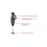 ESGE M 200 BBQ Frullatore ad immersione 200 W Nero, Cromo