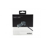 NILOX CAVO SICUREZZA CON LUCCHETTO A COMBINAZIONE DIAMETRO CAVO 4mm LUNGHEZZA 1.8 mt