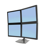Ergotron DS Series DS100 Quad Monitor Desk Stand 61 cm (24") Nero
