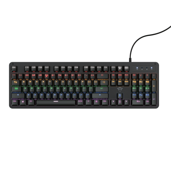 TRUST GXT 863 MAZZ MECHANICAL TASTIERA GAMING RGB 14 COLORI