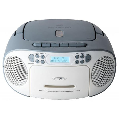 Reflexion RCR2260DAB 24 W DAB+, FM Blu, Bianco Riproduzione MP3