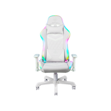 Deltaco GAM-080-W sedia per videogioco Poltrona per gaming Seduta imbottita Bianco